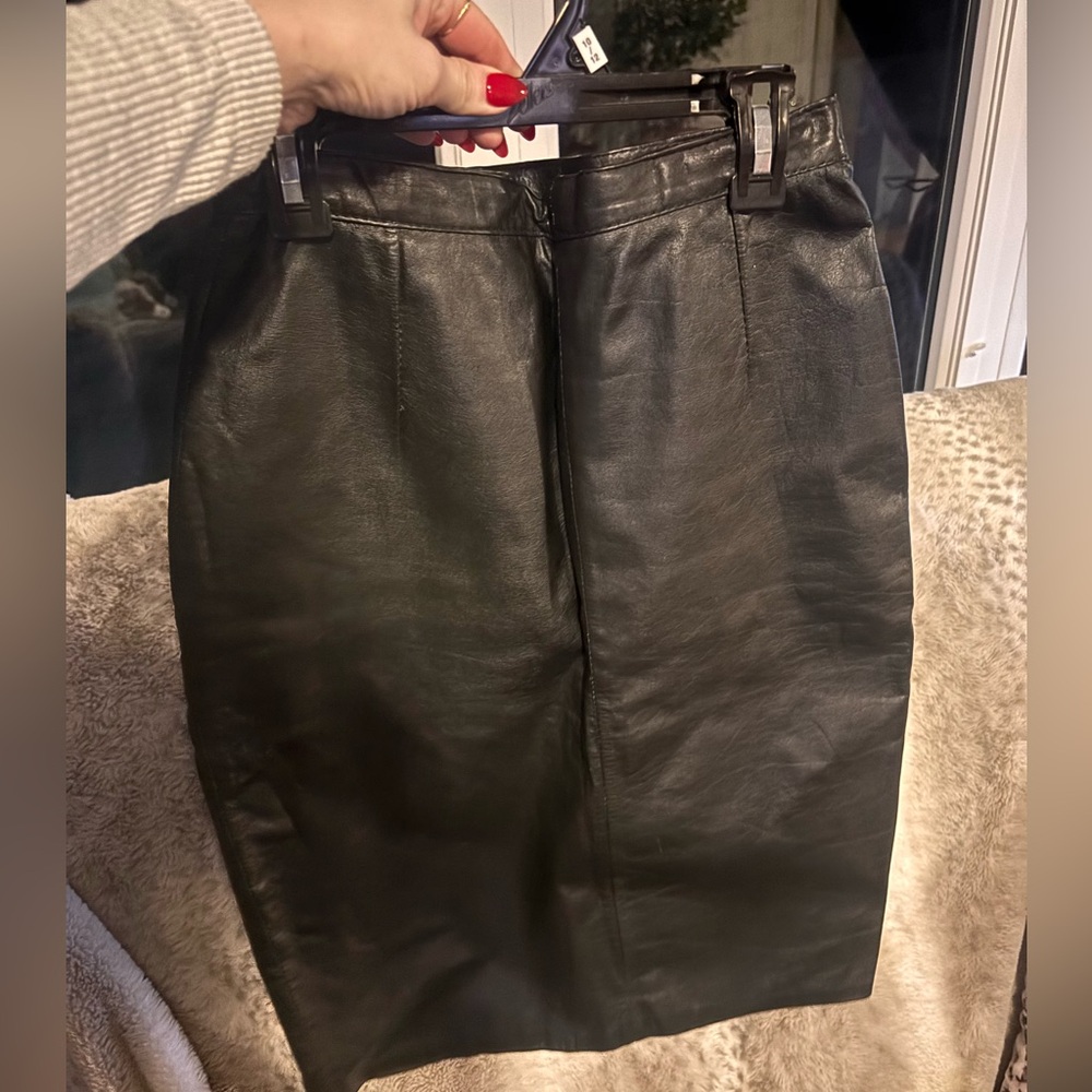 Leather skirt size 12